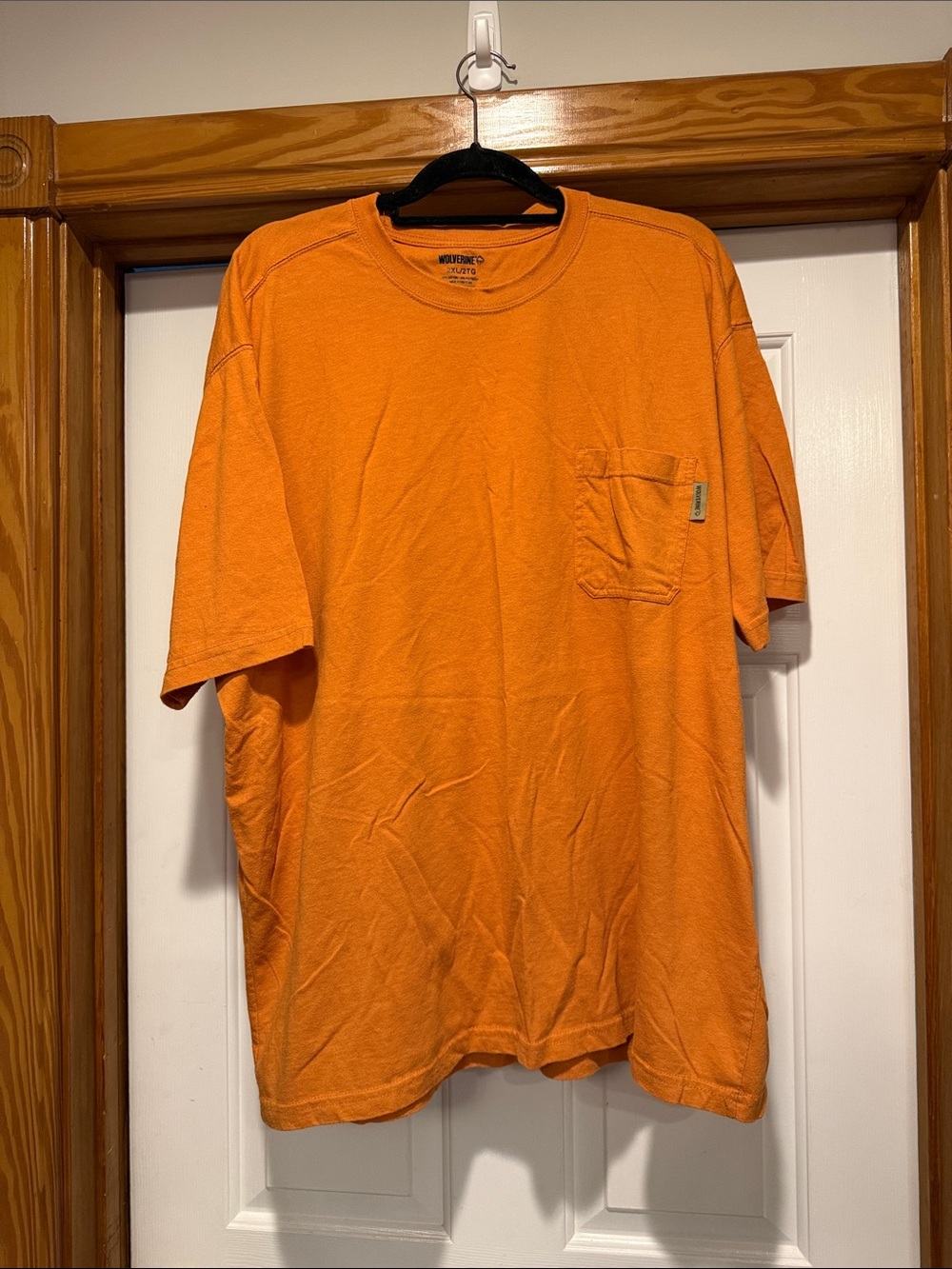 Wolverine Orange Short Sleeve Pocket Tee